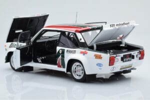 Fiat 131 Abarth Alitalia #2 W. Röhrl / C. Geistdörfer Rally Monte Carlo 1978 Kyosho 1:18 08376G Метал — снимка 5 от 10