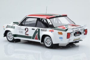 Fiat 131 Abarth Alitalia #2 W. Röhrl / C. Geistdörfer Rally Monte Carlo 1978 Kyosho 1:18 08376G Метал — снимка 7 от 10