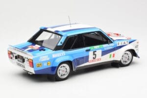 Fiat 131 Abarth #5 Team Fiat Works Rally Portugal 1980 Kyosho 1:18 08376A Метал — снимка 3 от 8