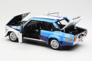 Fiat 131 Abarth #5 Team Fiat Works Rally Portugal 1980 Kyosho 1:18 08376A Метал — снимка 5 от 8