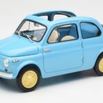 Fiat Nuova 500 Celeste Синьо Kyosho 1:18