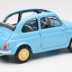 Fiat Nuova 500 Celeste Синьо Kyosho 1:18 - image 3 of 8