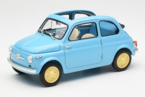 Fiat Nuova 500 Celeste Синьо Kyosho 1:18
