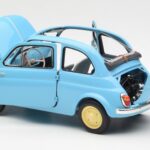 Fiat Nuova 500 Celeste Синьо Kyosho 1:18 - image 5 of 8