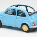 Fiat Nuova 500 Celeste Синьо Kyosho 1:18 - image 7 of 8