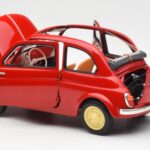 Fiat Nuova 500 Coral Червен Kyosho 1:18 - image 5 of 8