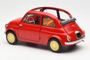 Fiat Nuova 500 Coral Червен Kyosho 1:18 08966R Метал — снимка 7 от 8