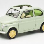 Fiat Nuova 500 Clear Зелен Kyosho 1:18