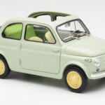 Fiat Nuova 500 Clear Зелен Kyosho 1:18 - image 6 of 8
