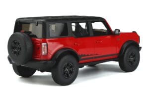 Ford Bronco 4-Door Wildtrak Червен GT Spirit 1:18 GT360 Смола — снимка 2 от 5