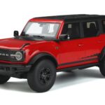 Ford Bronco 4-Door Wildtrak Червен GT Spirit 1:18