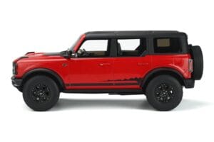 Ford Bronco 4-Door Wildtrak Червен GT Spirit 1:18 GT360 Смола — снимка 3 от 5