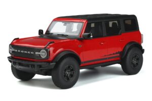 Ford Bronco 4-Door Wildtrak Червен GT Spirit 1:18