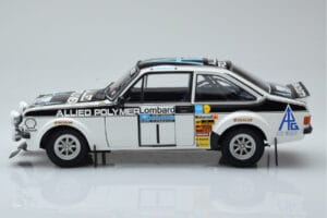 Ford Escort RS 1800 Allied Polymer #1 T. Makinen / H. Liddon Winner RAC Rally 1975 Minichamps 1:18 100758401 Метал — снимка 4 от 8