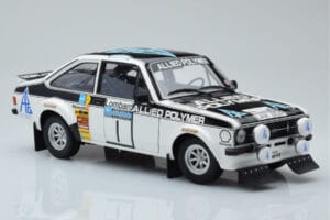 Ford Escort RS 1800 Allied Polymer #1 T. Makinen / H. Liddon Winner RAC Rally 1975 Minichamps 1:18 100758401 Метал — снимка 6 от 8