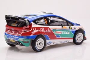 Ford Fiesta RS WRC Ford Abu Dhabi #3 M. Hirvonen / J. Lehtinen Winner Rally Australia 2011 Minichamps 1:18 151110803 Метал — снимка 2 от 6