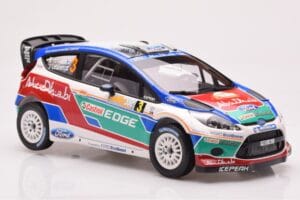 Ford Fiesta RS WRC Ford Abu Dhabi #3 M. Hirvonen / J. Lehtinen Winner Rally Australia 2011 Minichamps 1:18 151110803 Метал — снимка 4 от 6