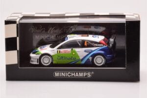 Ford Focus RS WRC #4 R. Kresta / J. Tomanek Rally Monte Carlo 2005 Minichamps 1:43 400058404 Метал — снимка 4 от 4