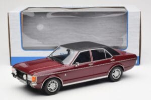 Ford Granada Mk1 Металик Тъмночервено Матово Черно MCG 1:18 MCG18393 Метал — снимка 6 от 6