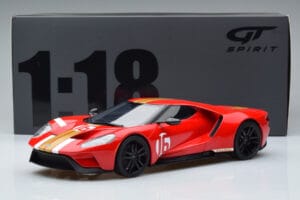 Ford GT Alan Mann Heritage Edition Червен GT Spirit 1:18 GT882 Смола — снимка 6 от 6
