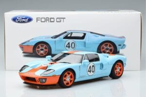 Ford GT Gulf Livery AUTOart 1:18 80513 Метал — снимка 8 от 8