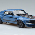 Ford Mustang Boss Cobra Ruffian Cars Синьо GT Spirit 1:18 - image 4 of 6