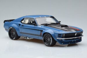 Ford Mustang Boss Cobra Ruffian Cars Синьо GT Spirit 1:18 GT426 Смола — снимка 4 от 6