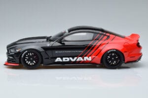 Ford Mustang S550 LB Works Liberty Walk Advan GT Spirit 1:18 KJ035 Смола — снимка 3 от 6