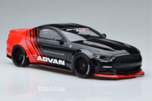 Ford Mustang S550 LB Works Liberty Walk Advan GT Spirit 1:18 KJ035 Смола — снимка 4 от 6