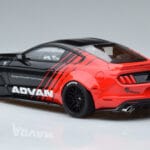 Ford Mustang S550 LB Works Liberty Walk Advan GT Spirit 1:18 KJ035 Смола - image 5 of 6