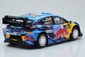 Ford Puma Rally1 WRC #7 P-L. Loubet / N. Gilsoul Rally Sweden 2023 IXO 1:18 18RMC154B Метал — снимка 2 от 6