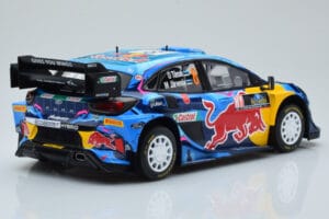 Ford Puma Rally1 WRC #8 O. Tanak / M. Jarveoja Winner Rally Sweden 2023 IXO 1:18 18RMC154A Метал — снимка 2 от 6