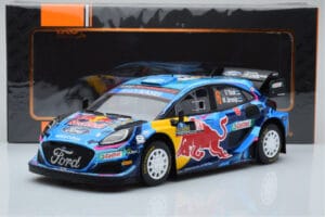 Ford Puma Rally1 WRC #8 O. Tanak / M. Jarveoja Winner Rally Sweden 2023 IXO 1:18 18RMC154A Метал — снимка 6 от 6