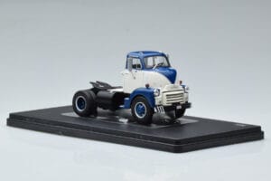 GMC 950 COE Синьо Бяло IXO 1:43 TR150 Метал — снимка 4 от 6