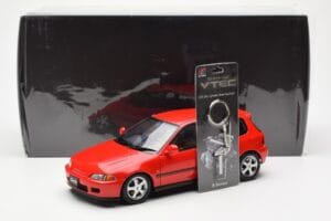 Honda Civic EG6 VTEC Червен LCD 1:18 LCD18018-RE Метал — снимка 11 от 11