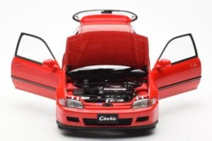 Honda Civic EG6 VTEC Червен LCD 1:18 LCD18018-RE Метал — снимка 5 от 11