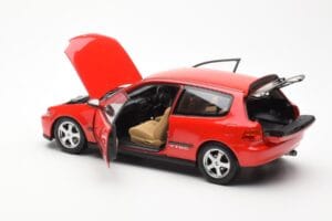 Honda Civic EG6 VTEC Червен LCD 1:18 LCD18018-RE Метал — снимка 8 от 11