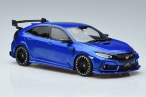 Honda Civic FK8 Type R Mugen Син Otto 1:18 OT987 Смола — снимка 6 от 7