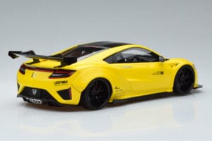Honda NSX NC1 LB Works Liberty Walk Жълт GT Spirit 1:18 KJ034 Смола — снимка 2 от 6