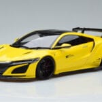 Honda NSX NC1 LB Works Liberty Walk Жълт GT Spirit 1:18 KJ034 Смола