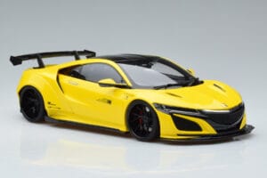 Honda NSX NC1 LB Works Liberty Walk Жълт GT Spirit 1:18 KJ034 Смола — снимка 4 от 6