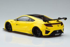 Honda NSX NC1 LB Works Liberty Walk Жълт GT Spirit 1:18 KJ034 Смола — снимка 5 от 6