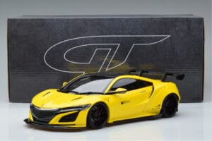 Honda NSX NC1 LB Works Liberty Walk Жълт GT Spirit 1:18 KJ034 Смола — снимка 6 от 6