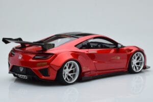 Honda NSX NC1 Liberty Walk Candy Червен GT Spirit 1:18 GT245 Метал — снимка 2 от 6