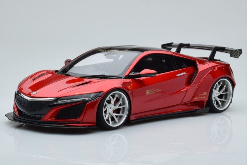 Honda NSX NC1 Liberty Walk Candy Червен GT Spirit 1:18