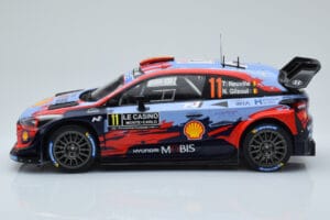 Hyundai i20 Coupe WRC #11 T. Neuville / N. Gilsoul Rally Monte Carlo 2020 IXO 1:18 18RMC067A Метал — снимка 3 от 6