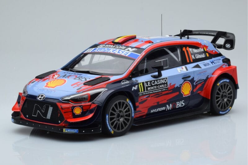 Hyundai i20 Coupe WRC #11 T. Neuville / N. Gilsoul Rally Monte Carlo 2020 IXO 1:18