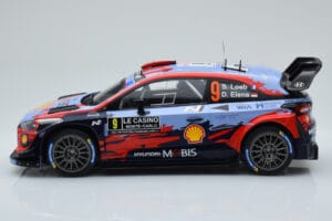 Hyundai i20 Coupe WRC #9 S. Loeb / I. Galmiche Rally Monte Carlo 2020 IXO 1:18 18RMC067B Метал — снимка 3 от 6