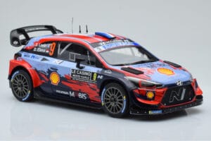 Hyundai i20 Coupe WRC #9 S. Loeb / I. Galmiche Rally Monte Carlo 2020 IXO 1:18 18RMC067B Метал — снимка 4 от 6