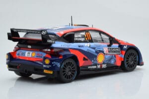 Hyundai i20 N Rally1 #11 T. Neuville / M. Wydaeghe Rally Monte Carlo 2022 IXO 1:18 18RMC112 Метал — снимка 2 от 6